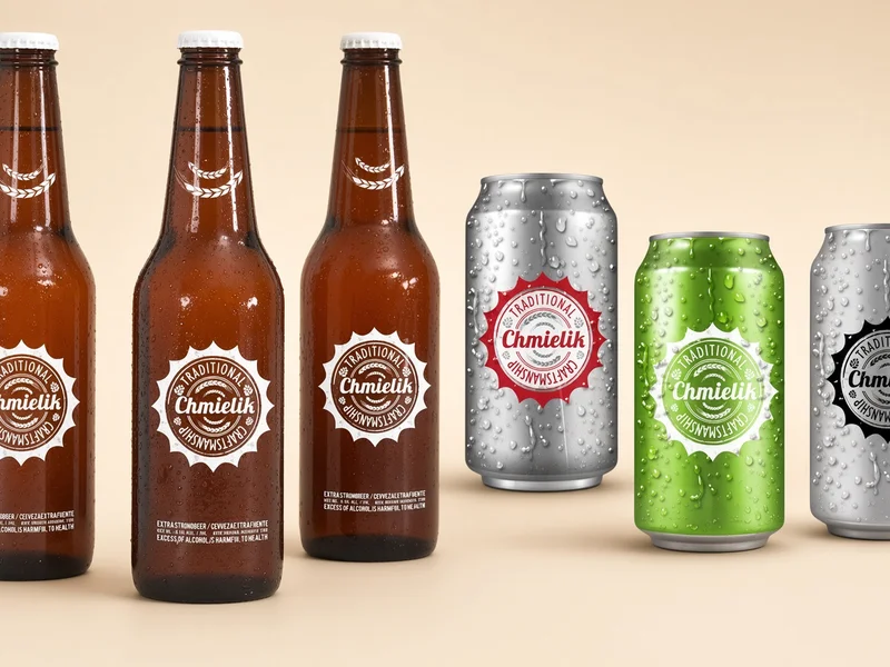 Chmielik — logotyp i linia produktów dla browaru